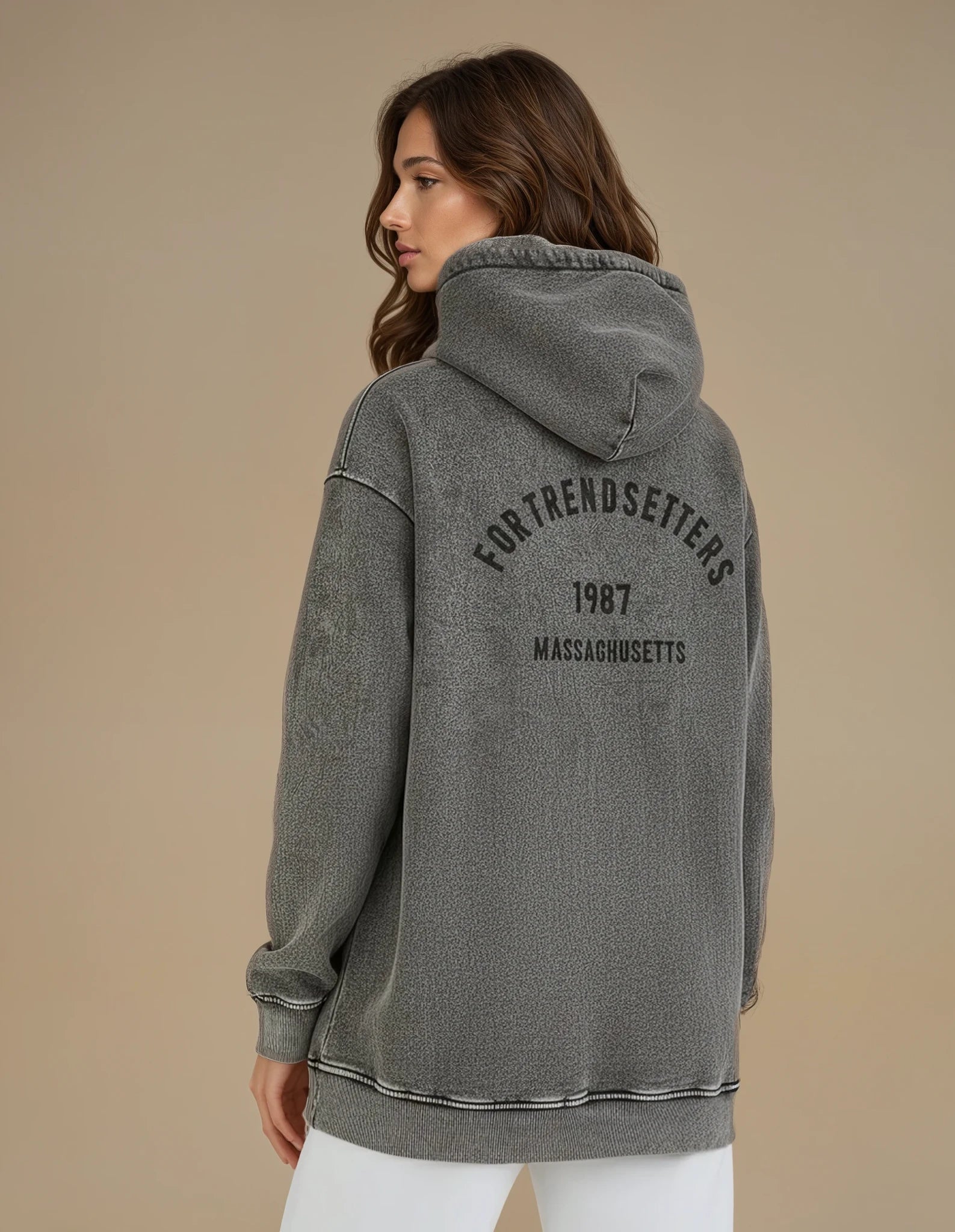 Grey washed hoodie