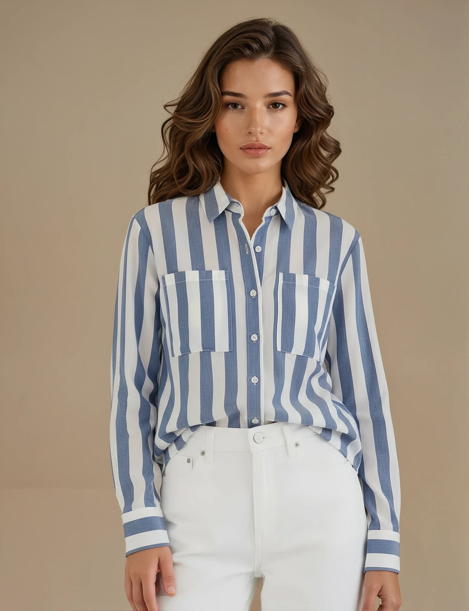 Cotton stripe Shirt